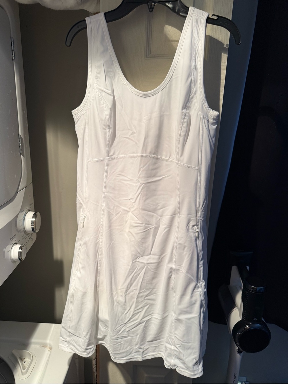 White Lole athletic dress with shorts